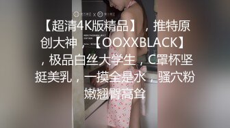 【超清4K版精品】，推特原创大神，【OOXXBLACK】，极品白丝大学生，C罩杯坚挺美乳，一摸全是水，骚穴粉嫩翘臀高耸