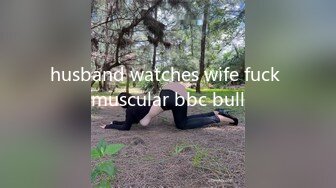 husband watches wife fuck muscular bbc bull