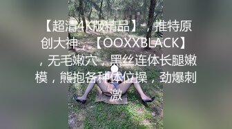 【超清4K版精品】，推特原创大神，【OOXXBLACK】，无毛嫩穴，黑丝连体长腿嫩模，熊抱各种体位操，劲爆刺激