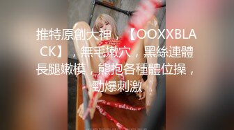 推特原創大神，【OOXXBLACK】，無毛嫩穴，黑絲連體長腿嫩模，熊抱各種體位操，勁爆刺激